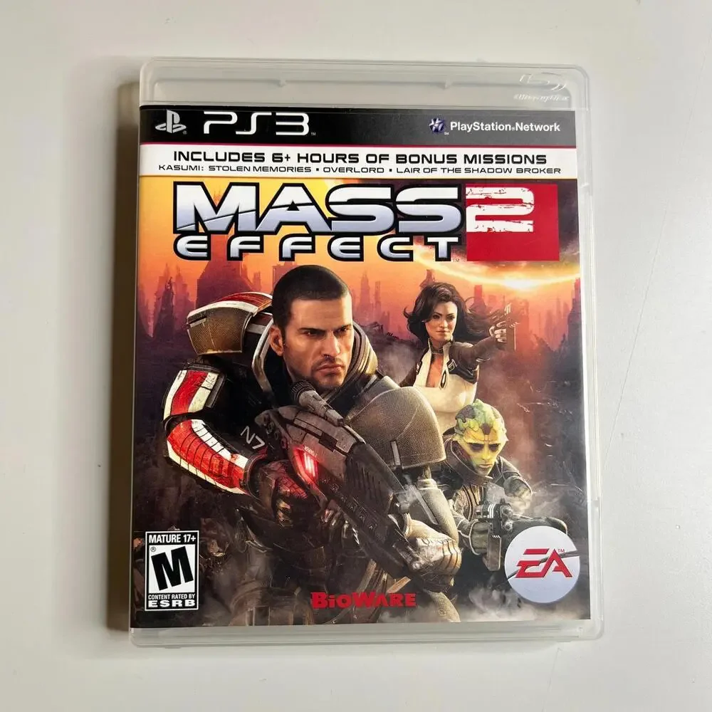Mass Effect 2 (Sony PlayStation 3, 2011) Complete w/‎ Manual & Insert